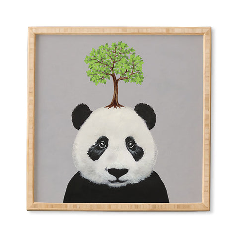 Coco de Paris A Panda with a tree Framed Wall Art