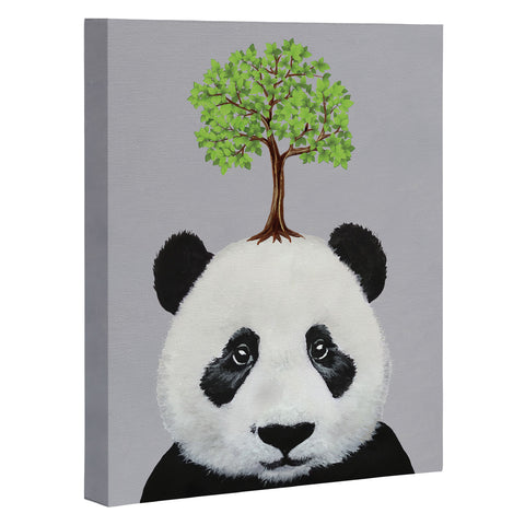 Coco de Paris A Panda with a tree Art Canvas