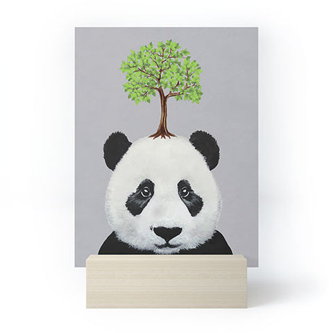 Coco de Paris A Panda with a tree Mini Art Print