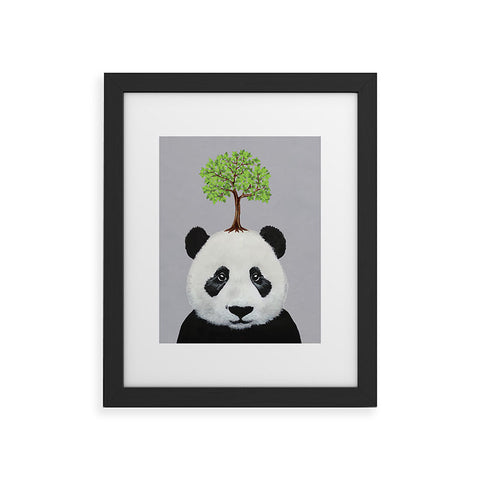 Coco de Paris A Panda with a tree Framed Art Print