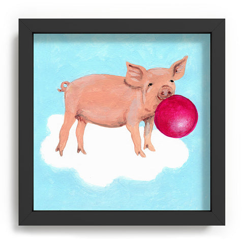 Coco de Paris A piggy with bubblegum Recessed Framing Square