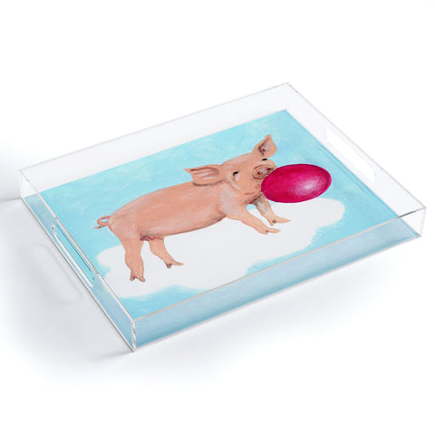 Coco de Paris A piggy with bubblegum Acrylic Tray