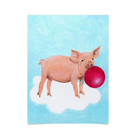 Coco de Paris A piggy with bubblegum Poster