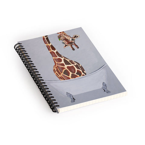 Coco de Paris Bathtub Giraffe Spiral Notebook