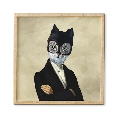 Coco de Paris Cat batman Framed Wall Art