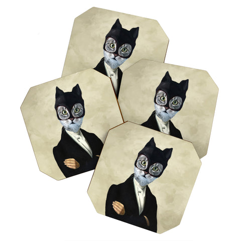 Coco de Paris Cat batman Coaster Set