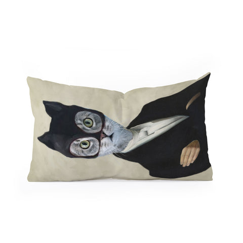 Coco de Paris Cat batman Oblong Throw Pillow
