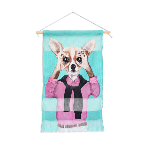 Coco de Paris Chihuahua is looking Wall Hanging Portrait