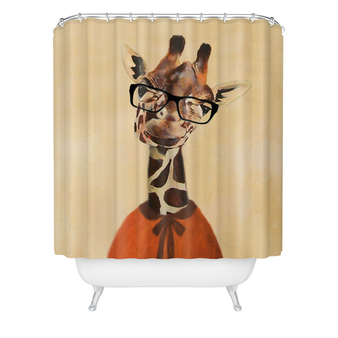 Coco de Paris Clever Giraffe Shower Curtain