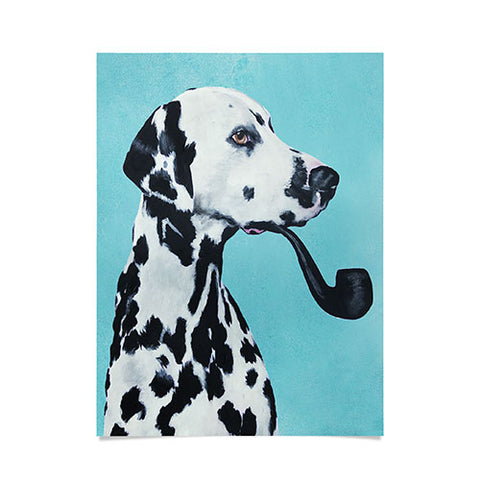 Coco de Paris Dalmatian with pipe Poster