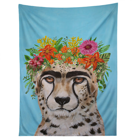 Coco de Paris Frida Kahlo Cheetah Tapestry