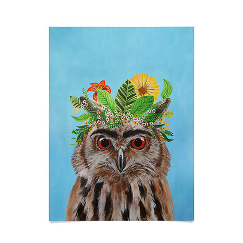 Coco de Paris Frida Kahlo Owl Poster