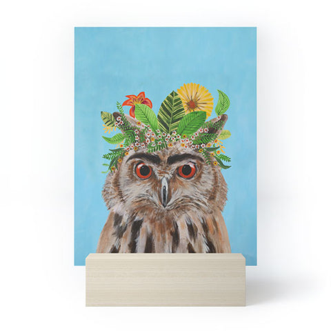 Coco de Paris Frida Kahlo Owl Mini Art Print