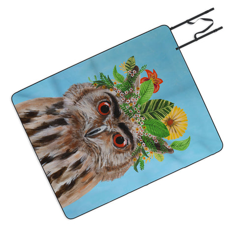 Coco de Paris Frida Kahlo Owl Picnic Blanket