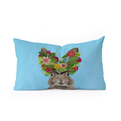 Coco de Paris Frida Kahlo Rabbit Oblong Throw Pillow