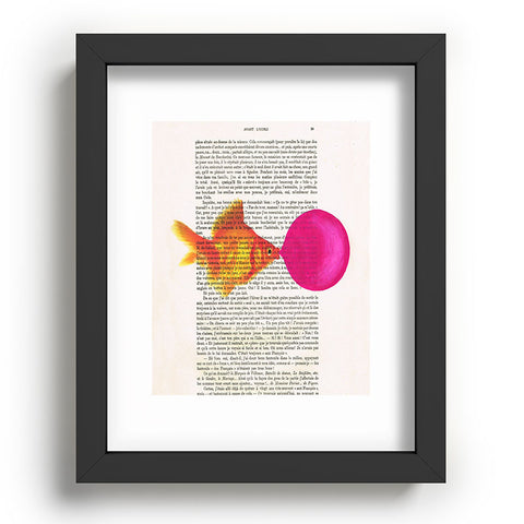 Coco de Paris Goldfish With Bubblegum Recessed Framing Rectangle