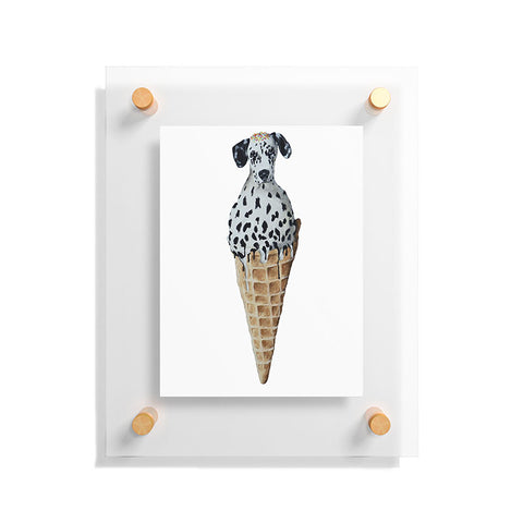 Coco de Paris Icecream Dalmatian Floating Acrylic Print