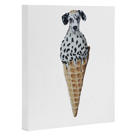 Coco de Paris Icecream Dalmatian Art Canvas