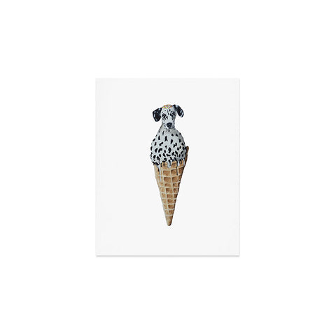 Coco de Paris Icecream Dalmatian Art Print