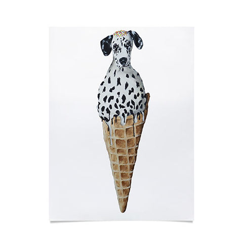 Coco de Paris Icecream Dalmatian Poster