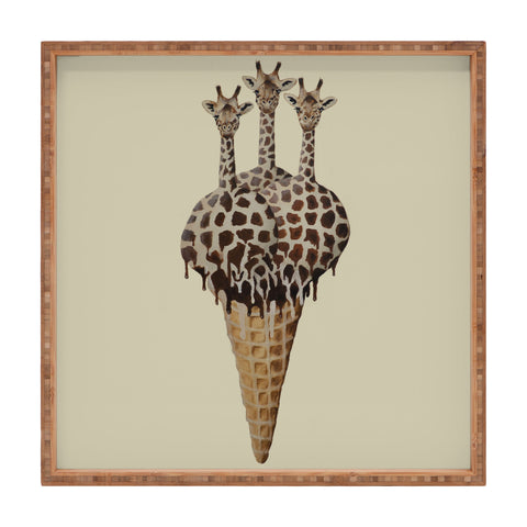 Coco de Paris Icecream giraffes Square Tray