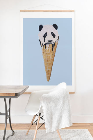 Coco de Paris Icecream panda Art Print And Hanger