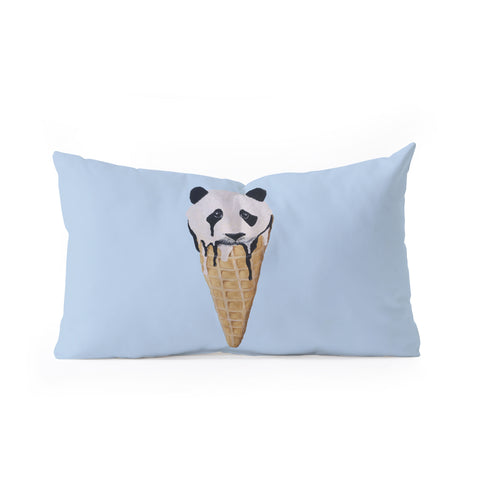 Coco de Paris Icecream panda Oblong Throw Pillow