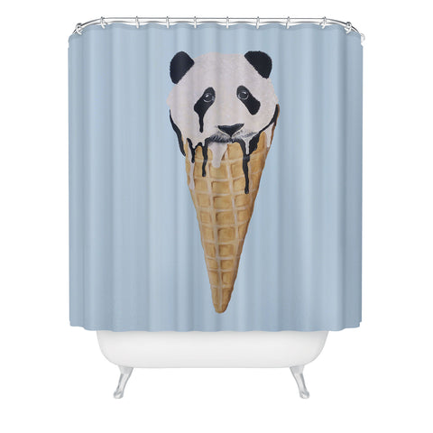 Coco de Paris Icecream panda Shower Curtain