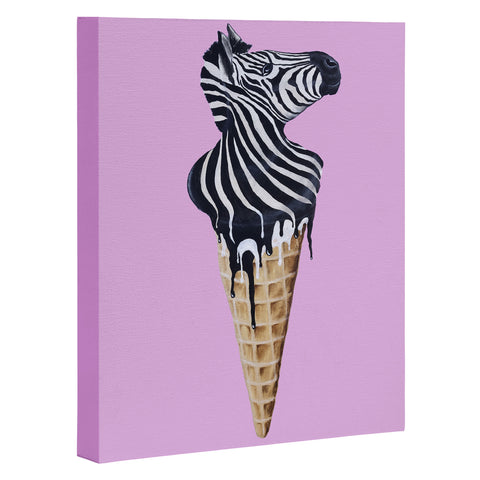 Coco de Paris Icecream zebra Art Canvas