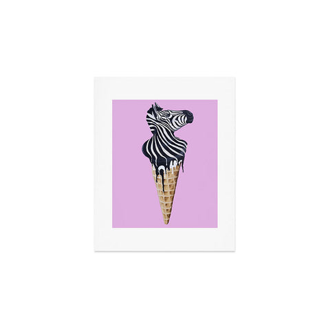 Coco de Paris Icecream zebra Art Print