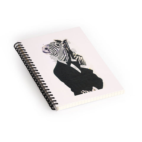 Coco de Paris James Bond Zebra Spiral Notebook