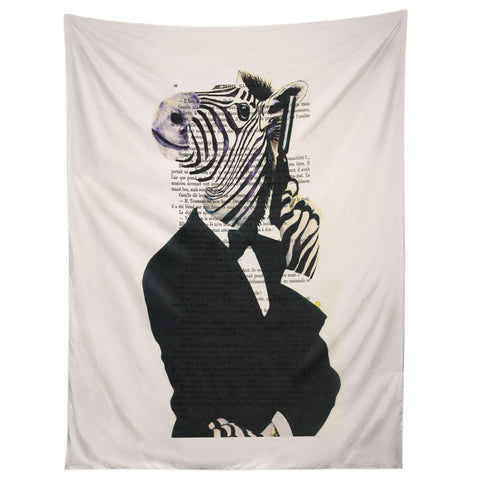 Coco de Paris James Bond Zebra Tapestry