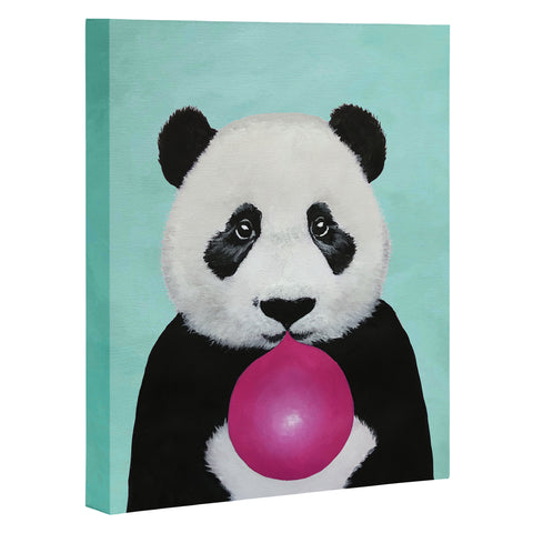 Coco de Paris Panda blowing bubblegum Art Canvas