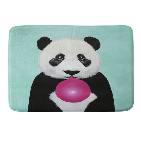 Coco de Paris Panda blowing bubblegum Memory Foam Bath Mat