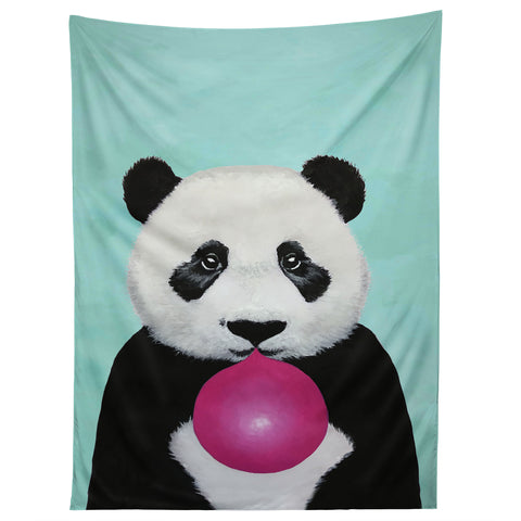 Coco de Paris Panda blowing bubblegum Tapestry