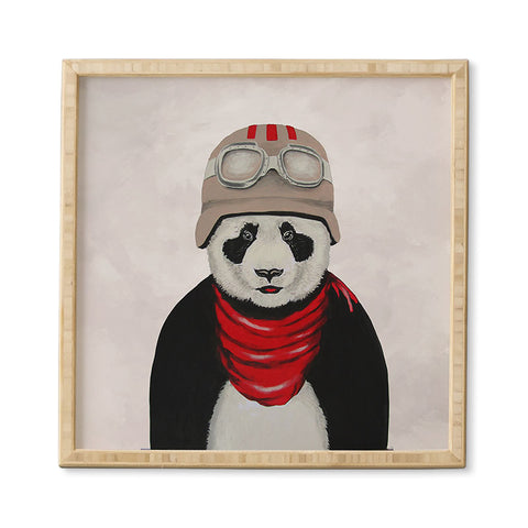 Coco de Paris Panda Pilot Framed Wall Art