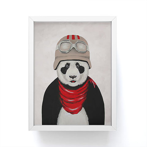 Coco de Paris Panda Pilot Framed Mini Art Print