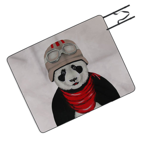 Coco de Paris Panda Pilot Picnic Blanket