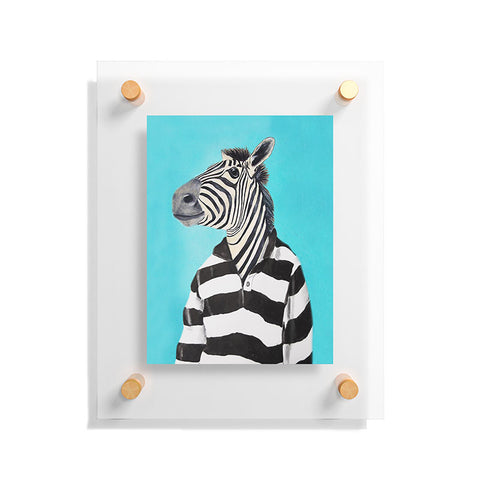 Coco de Paris Stripy Zebra Floating Acrylic Print