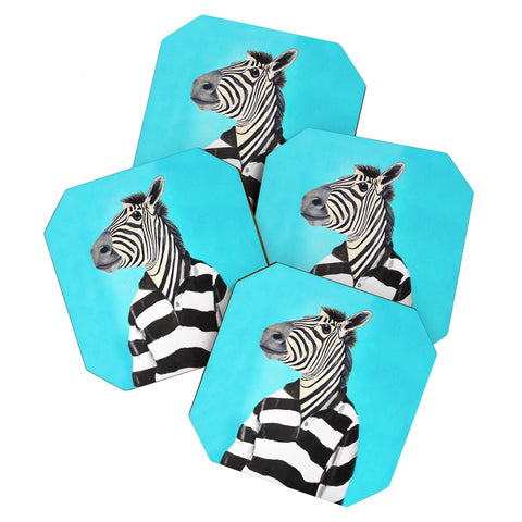 Coco de Paris Stripy Zebra Coaster Set
