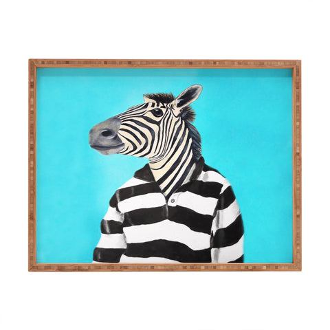 Coco de Paris Stripy Zebra Rectangular Tray