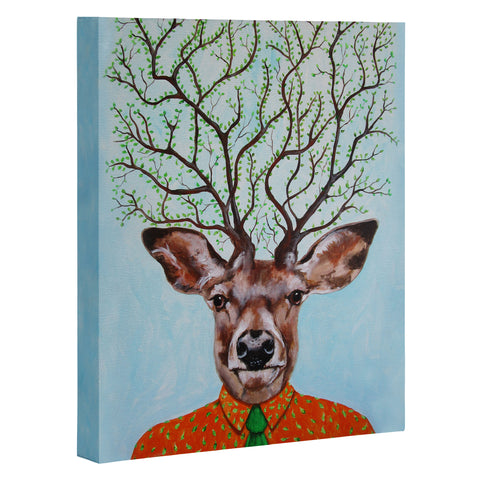 Coco de Paris Tree Deer Art Canvas