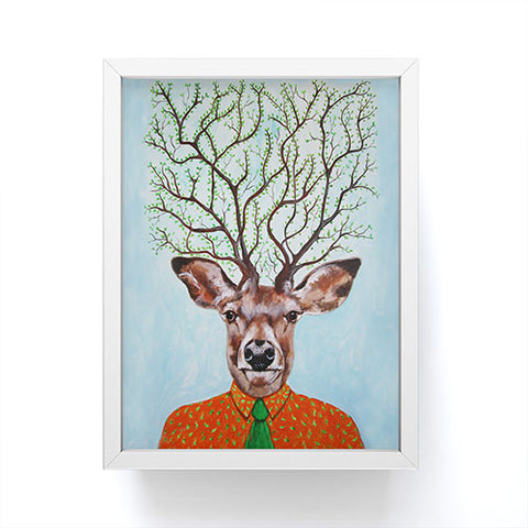 Coco de Paris Tree Deer Framed Mini Art Print