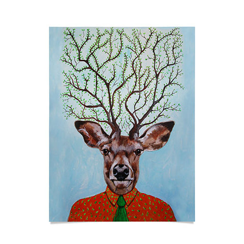 Coco de Paris Tree Deer Poster