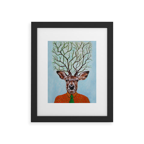 Coco de Paris Tree Deer Framed Art Print
