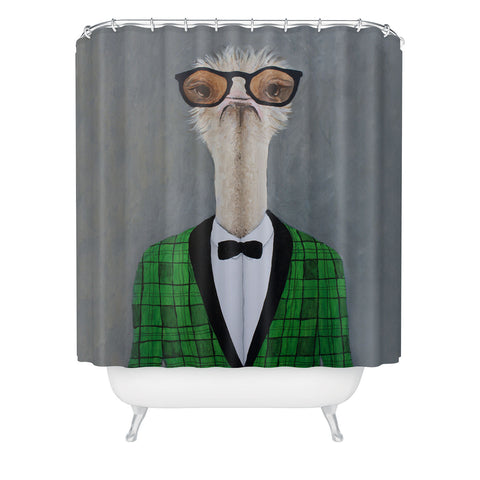 Coco de Paris Vintage Ostrich Shower Curtain