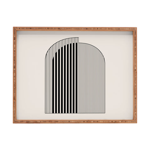 Colour Poems Abstract Arch Rectangular Tray