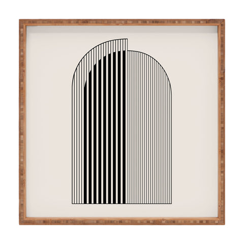 Colour Poems Abstract Arch Square Tray
