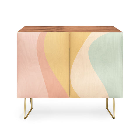 Colour Poems Abstract Color Waves IX Credenza