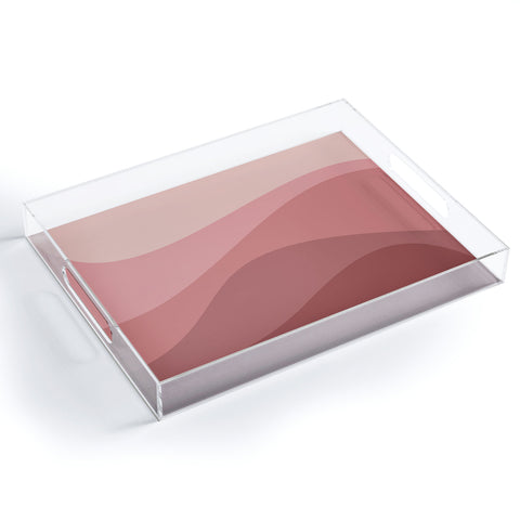 Colour Poems Abstract Color Waves V Acrylic Tray